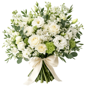 White & Green Elegant Bouquet