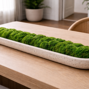 Biophilic Design – Moos Skulptur Linear